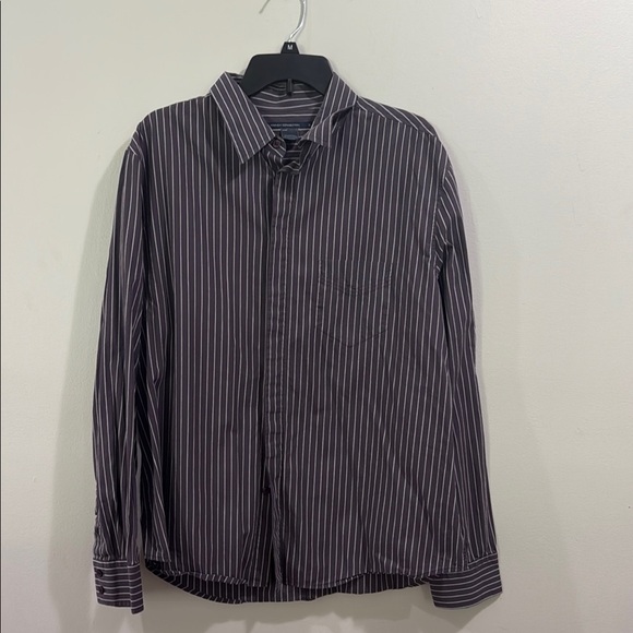 French connection button down striped top - Picture 1 of 5